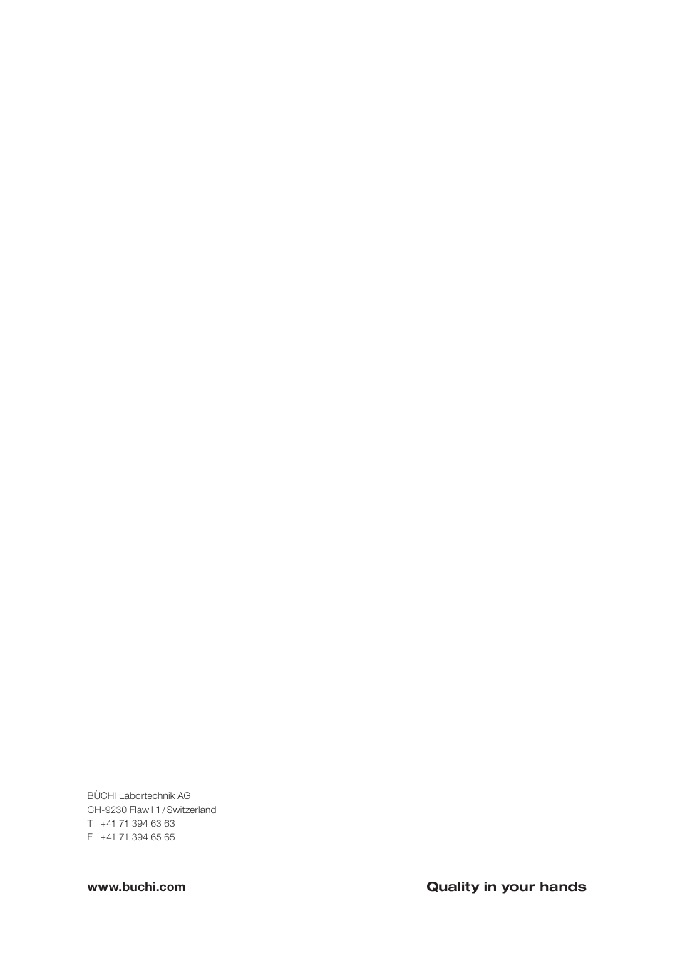 BUCHI Syncor Polyvap User Manual | Page 46 / 46
