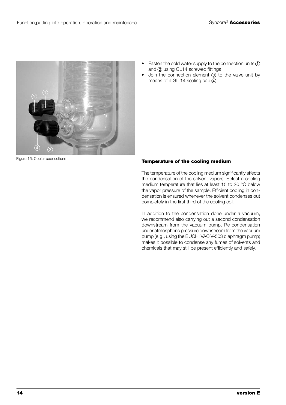 BUCHI Syncor Polyvap User Manual | Page 16 / 60