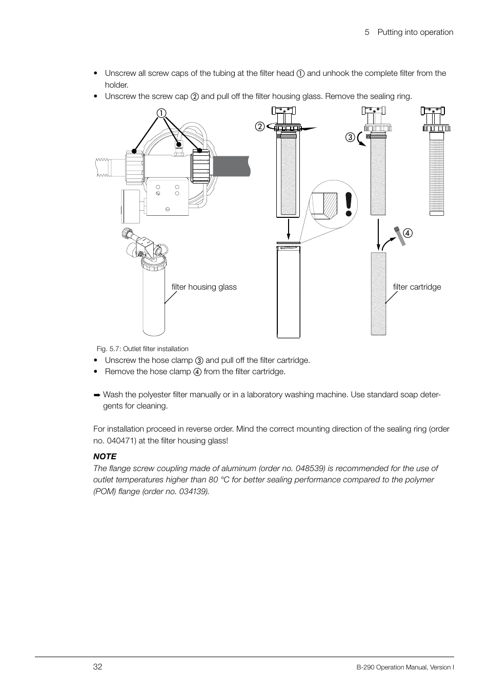 BUCHI Inert Loop B-295 User Manual | Page 32 / 84