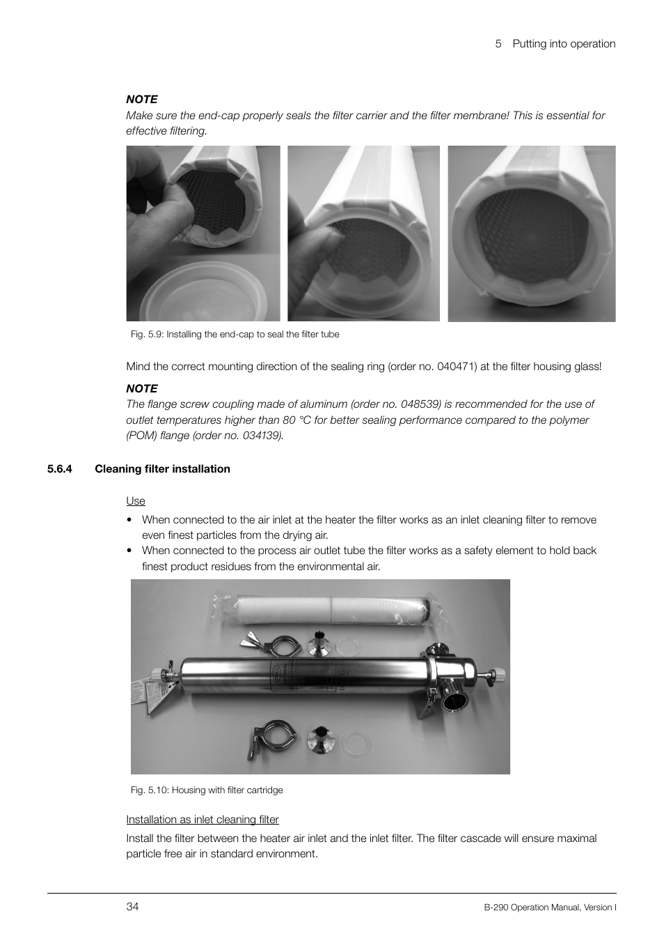 BUCHI Inert Loop B-295 User Manual | Page 34 / 84