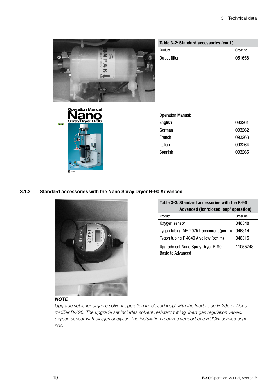 Nano | BUCHI Nano Spray Dryer B-90 User Manual | Page 19 / 104