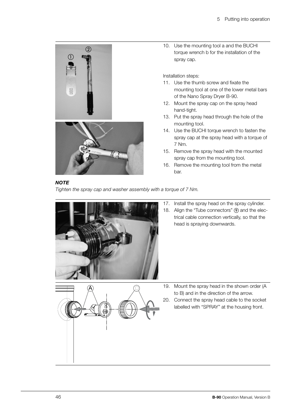BUCHI Nano Spray Dryer B-90 User Manual | Page 46 / 104