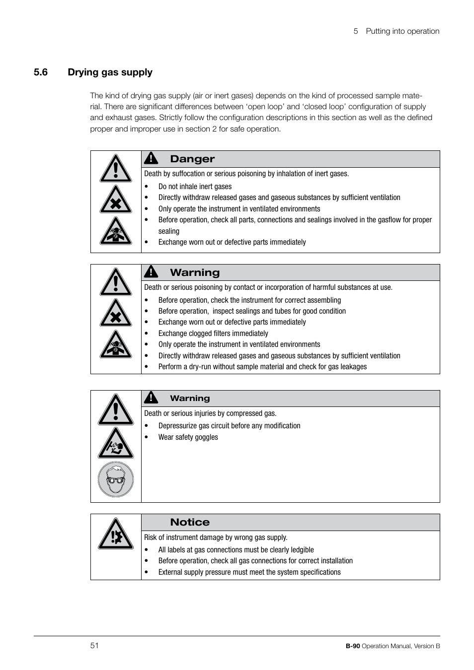 BUCHI Nano Spray Dryer B-90 User Manual | Page 51 / 104