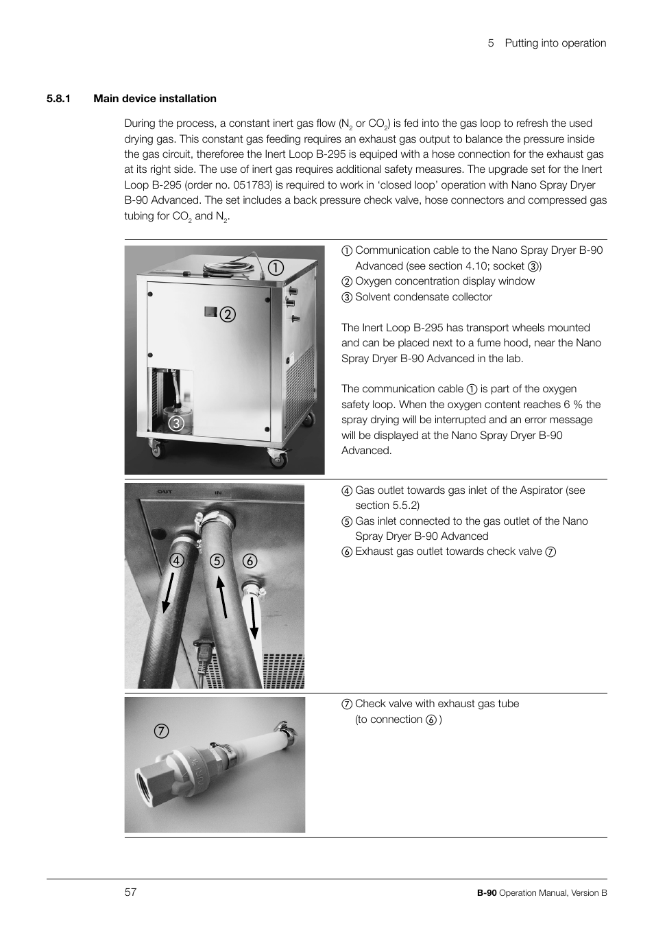 Cb a, De f | BUCHI Nano Spray Dryer B-90 User Manual | Page 57 / 104