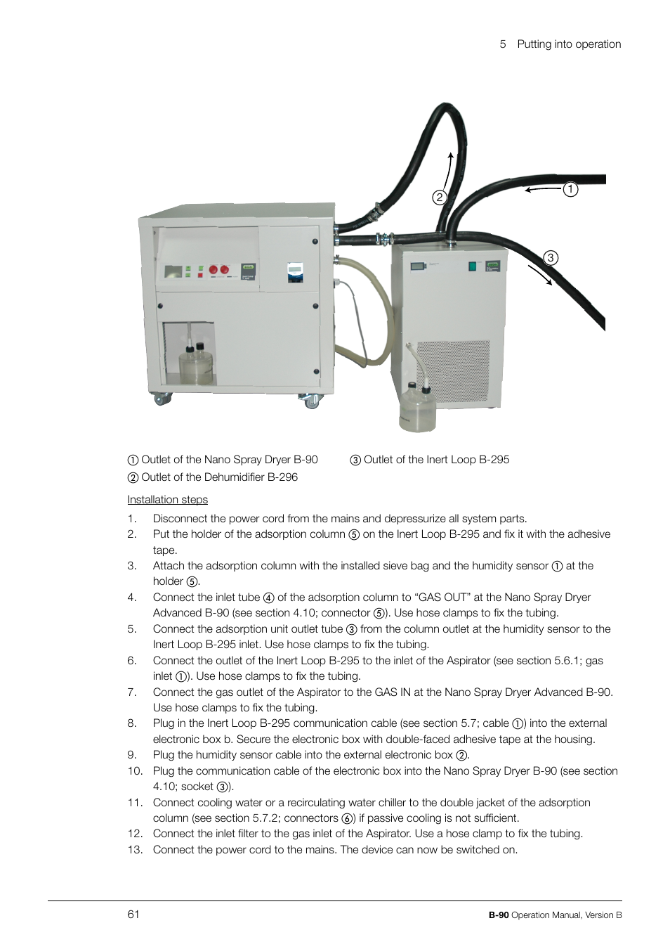 BUCHI Nano Spray Dryer B-90 User Manual | Page 61 / 104