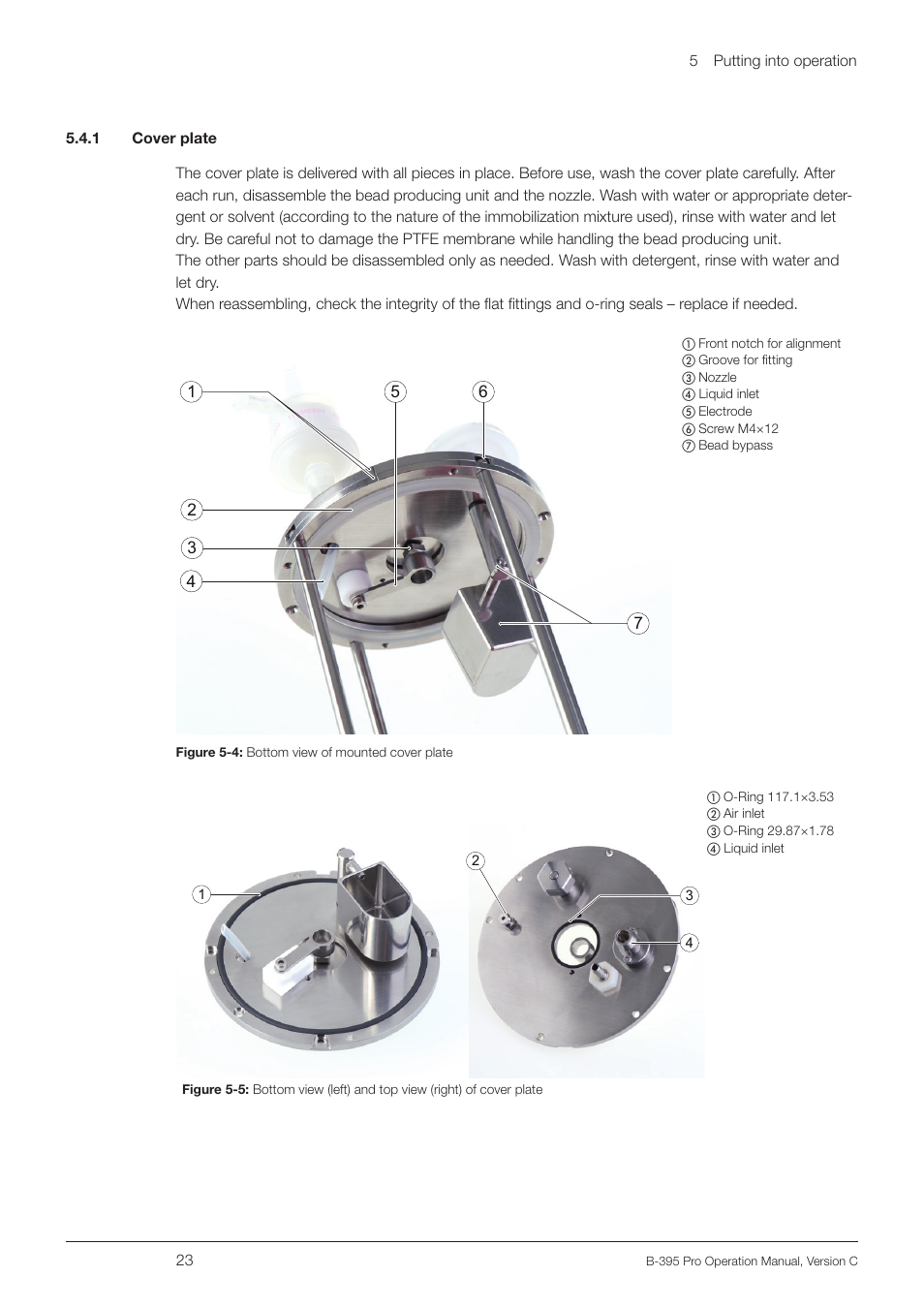 1 cover plate | BUCHI Encapsulator B-395 Pro User Manual | Page 23 / 82
