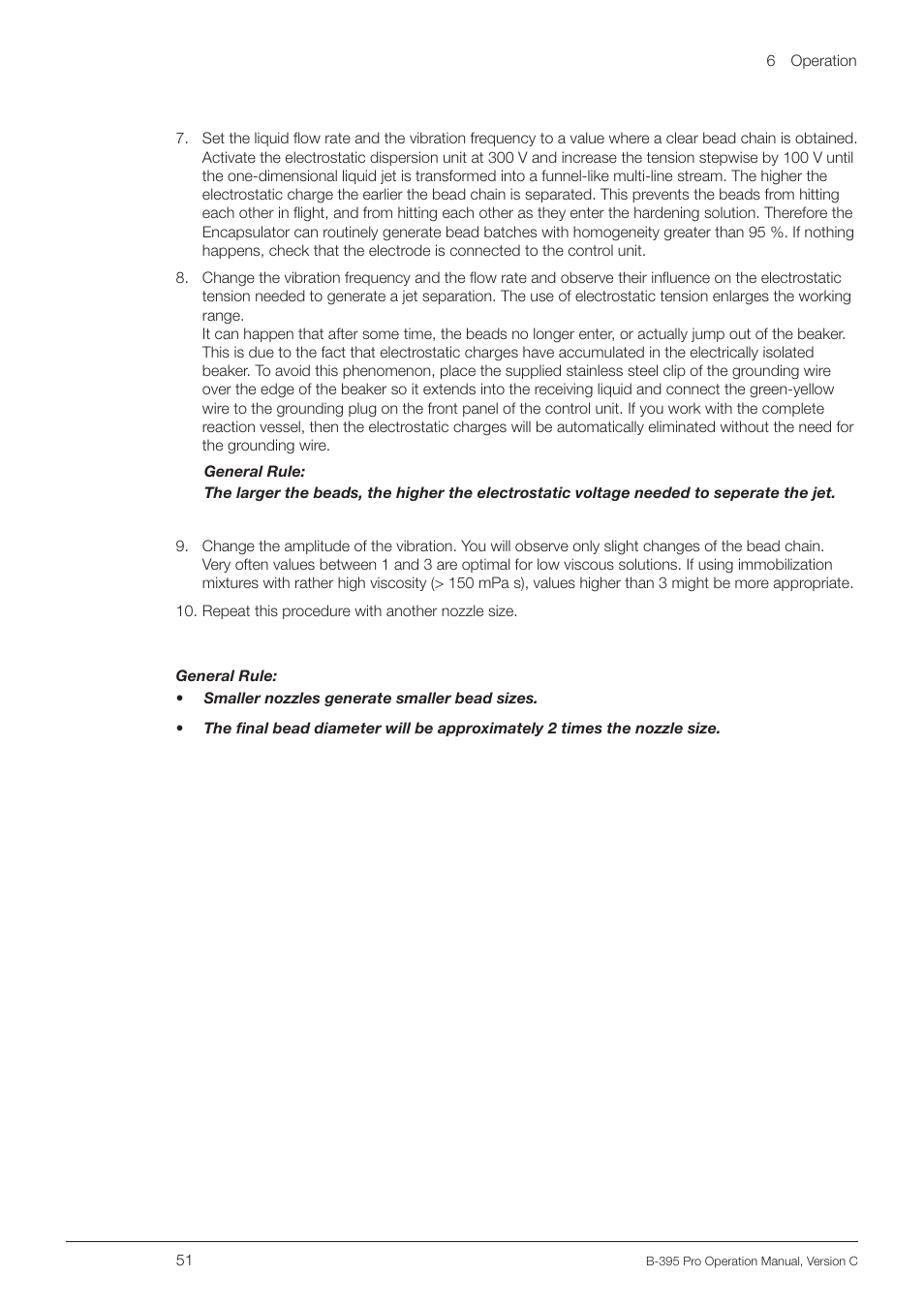 BUCHI Encapsulator B-395 Pro User Manual | Page 51 / 82