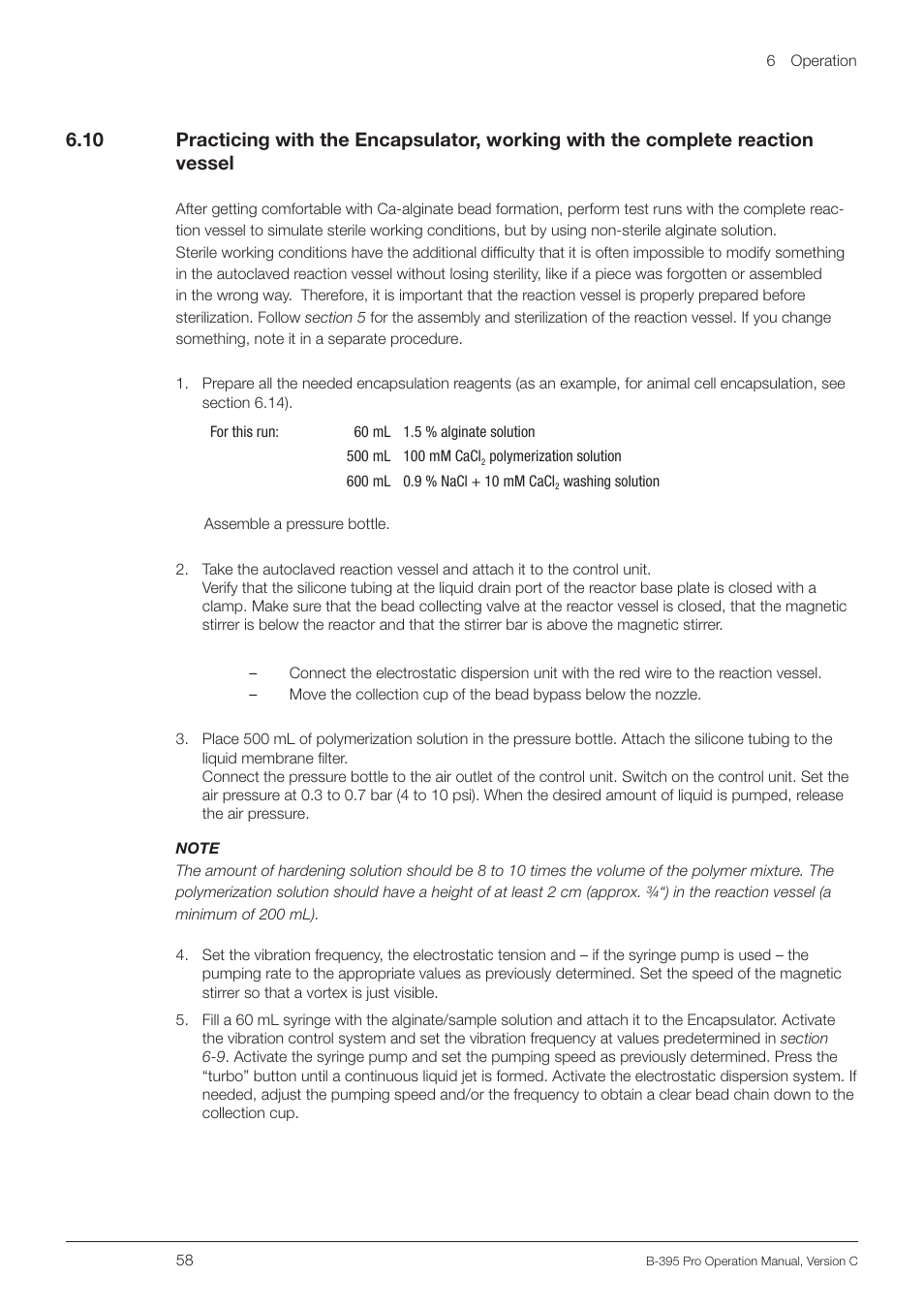 BUCHI Encapsulator B-395 Pro User Manual | Page 58 / 82