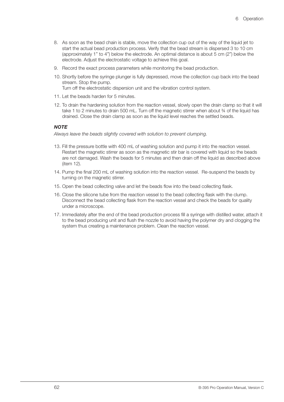 BUCHI Encapsulator B-395 Pro User Manual | Page 62 / 82