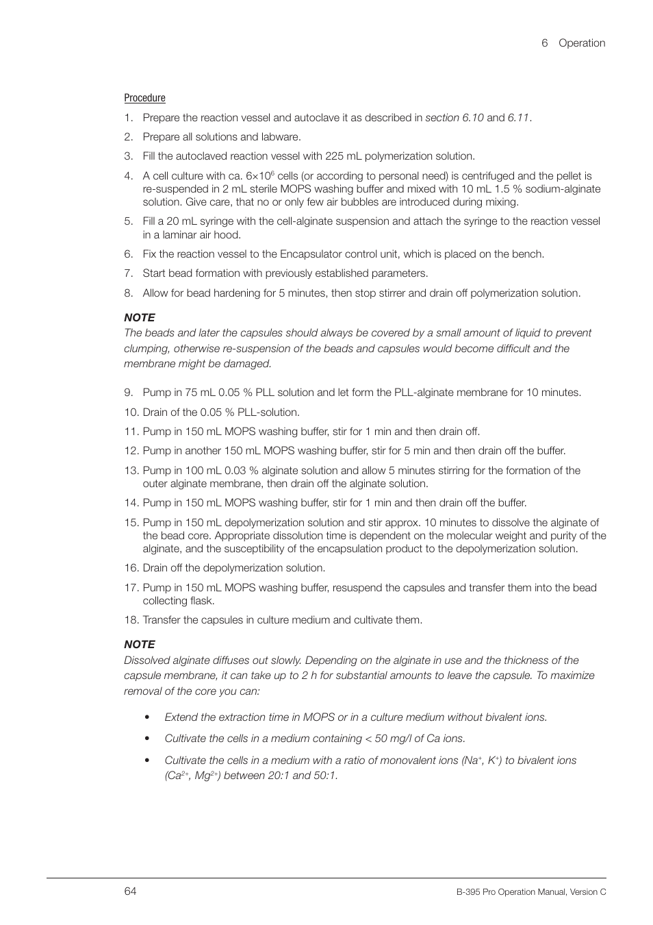 BUCHI Encapsulator B-395 Pro User Manual | Page 64 / 82
