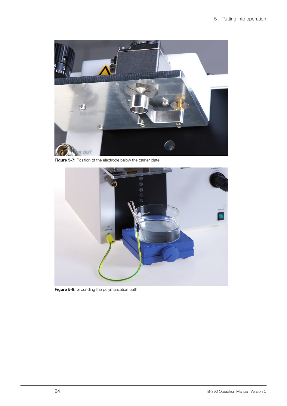 BUCHI Encapsulator B-390 User Manual | Page 24 / 56