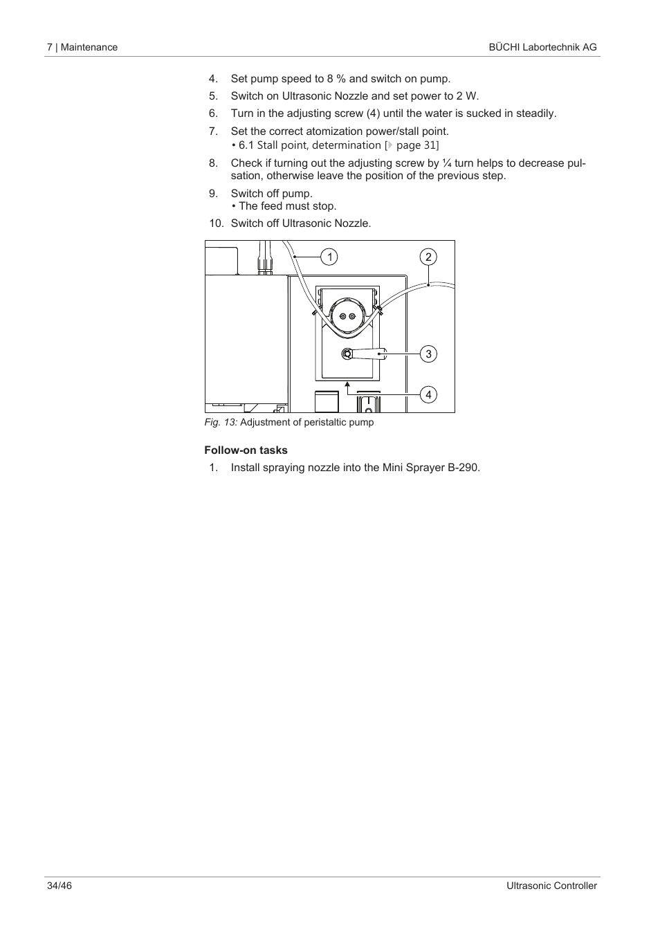 BUCHI Ultrasonic Package User Manual | Page 34 / 46