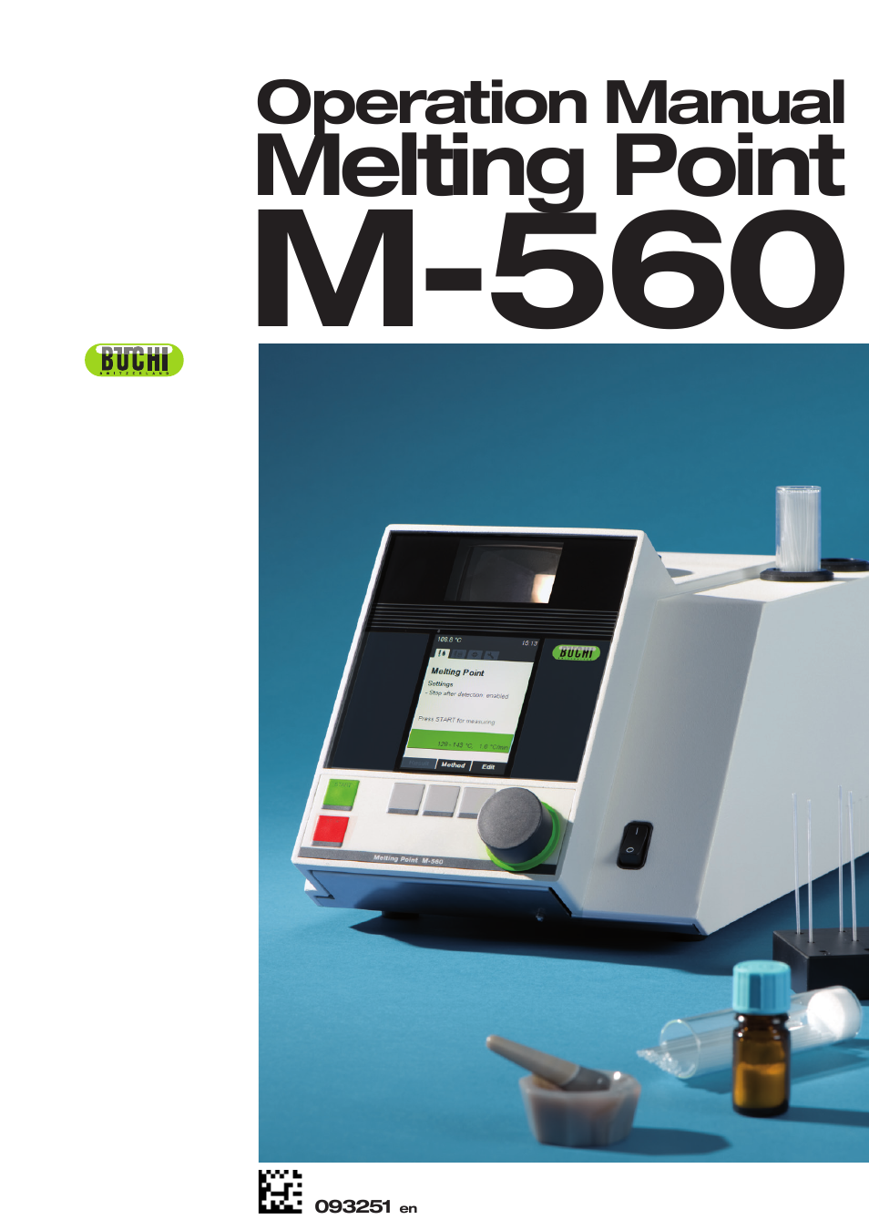 BUCHI Melting Point M-560 User Manual | 50 pages