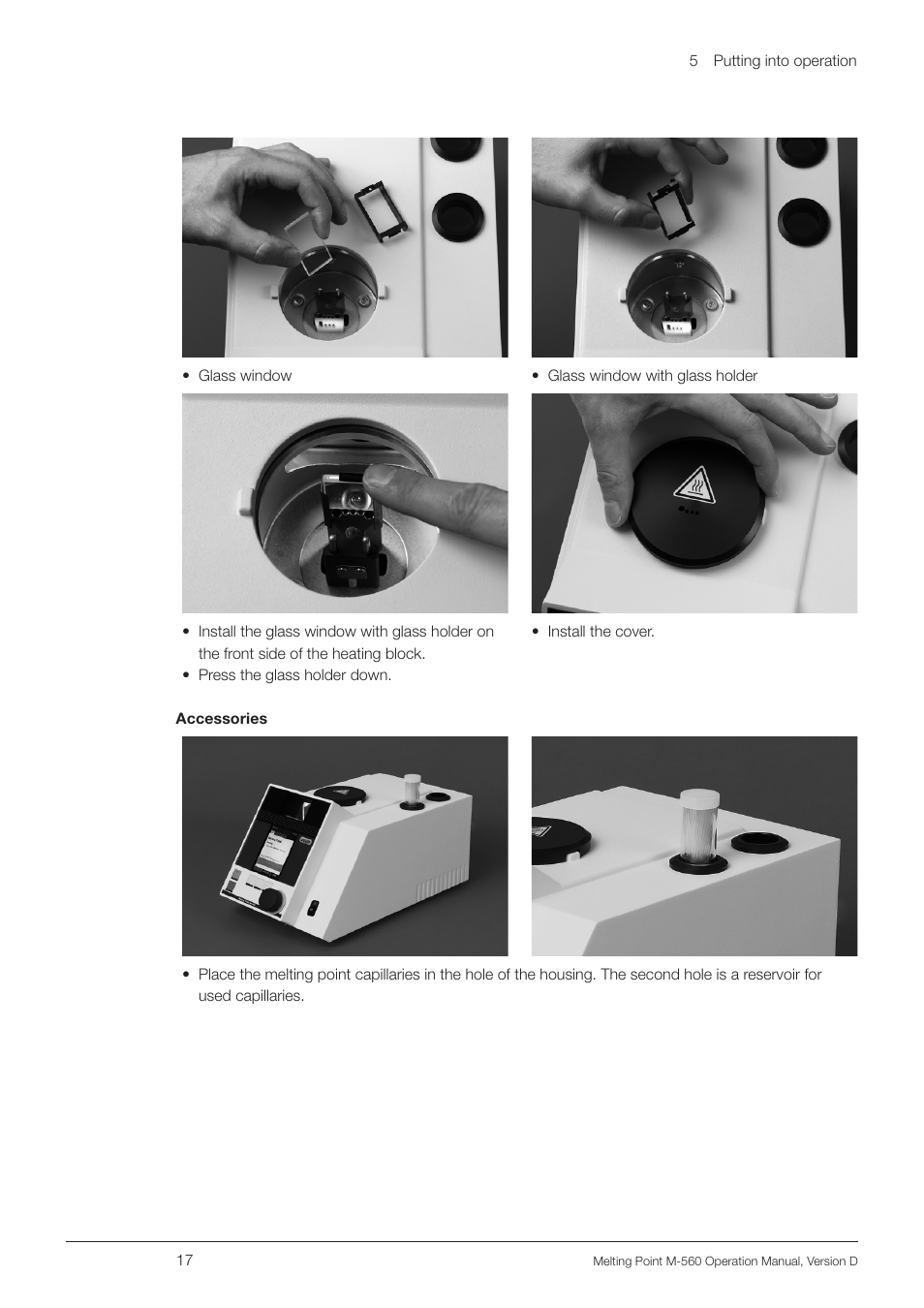 BUCHI Melting Point M-560 User Manual | Page 17 / 50