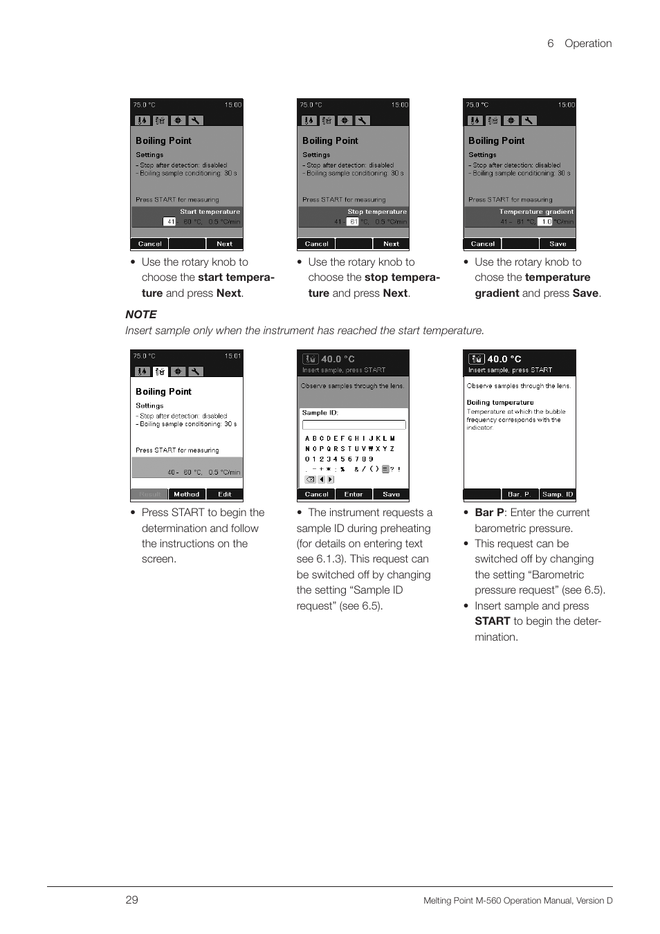 BUCHI Melting Point M-560 User Manual | Page 29 / 50