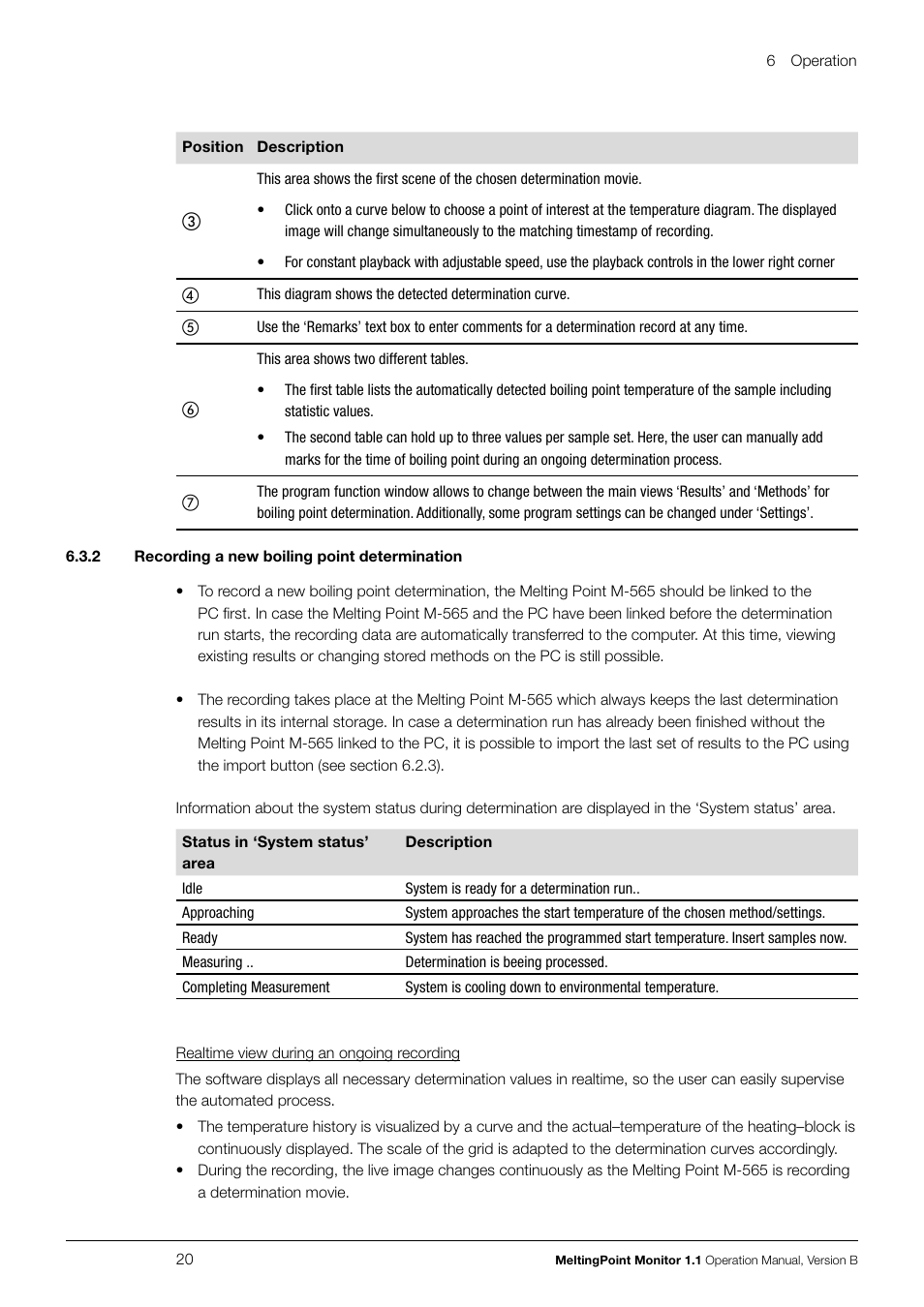 BUCHI Melting Point M-565 User Manual | Page 20 / 32