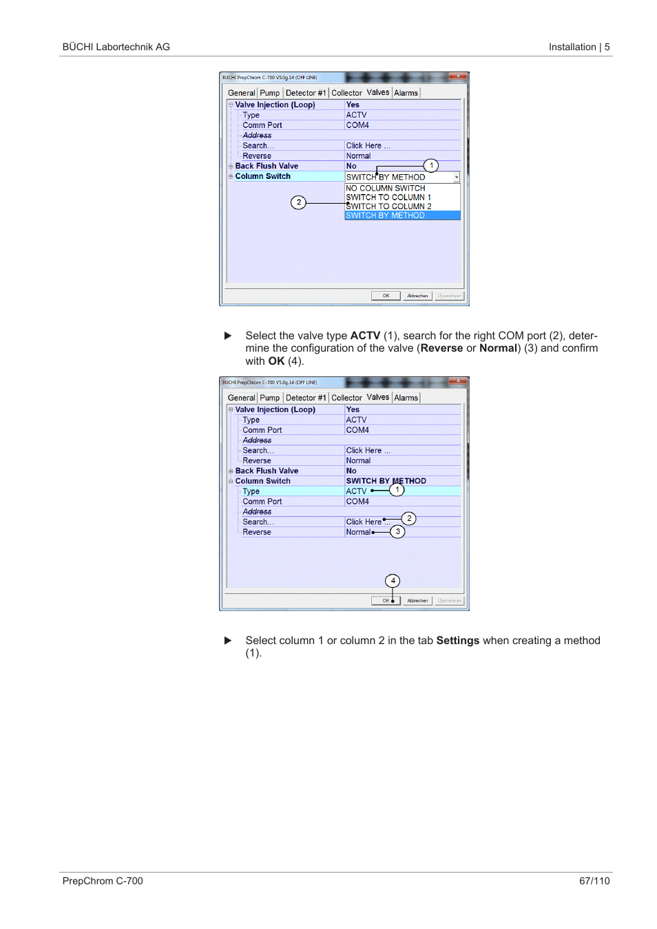 BUCHI PrepChrom C-700 User Manual | Page 67 / 110