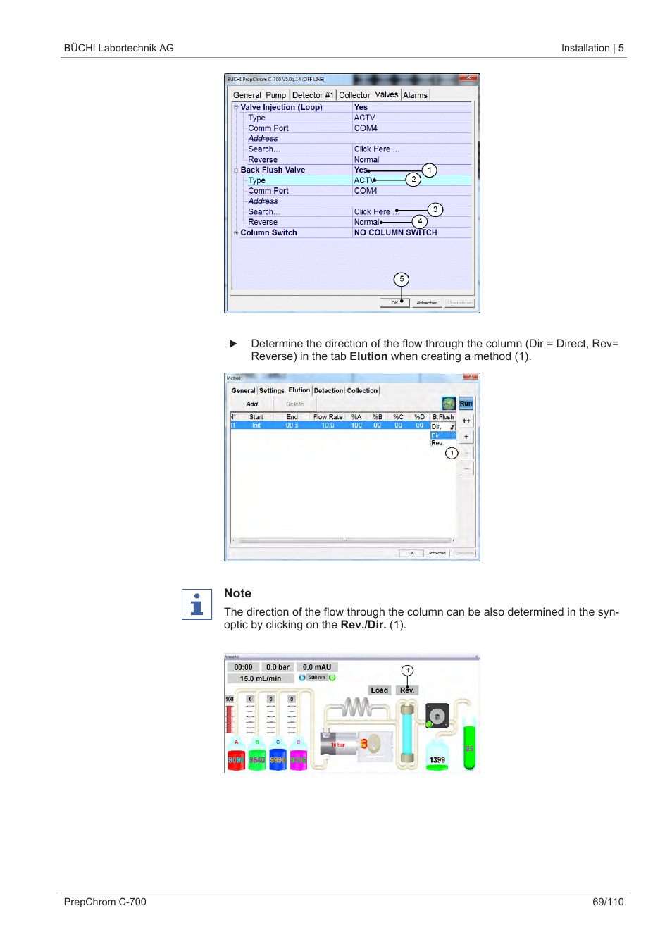 BUCHI PrepChrom C-700 User Manual | Page 69 / 110