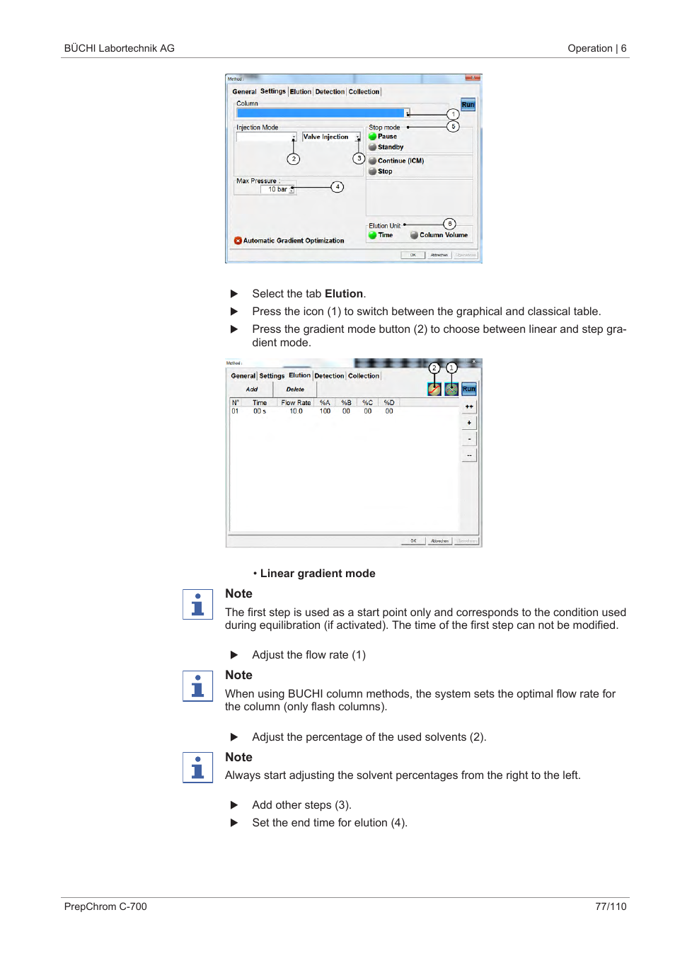 BUCHI PrepChrom C-700 User Manual | Page 77 / 110