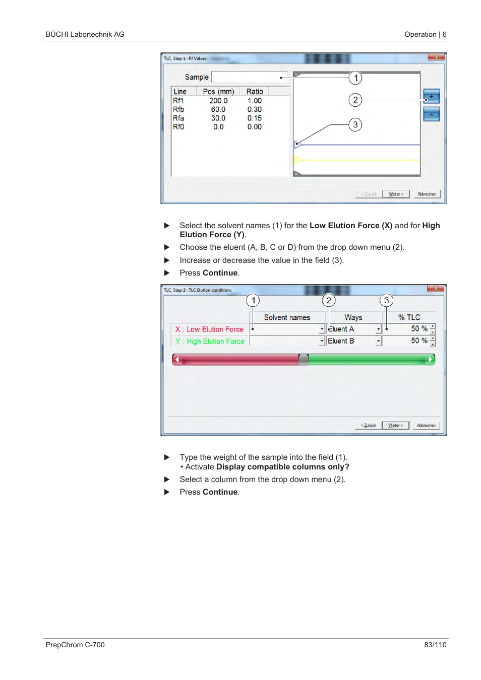 BUCHI PrepChrom C-700 User Manual | Page 83 / 110