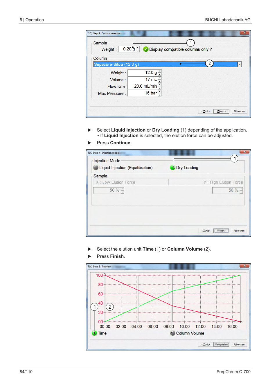 BUCHI PrepChrom C-700 User Manual | Page 84 / 110