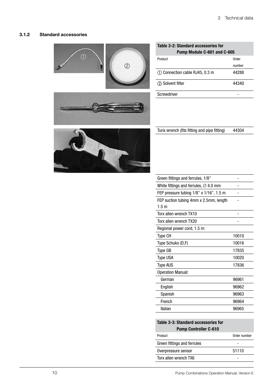 BUCHI Pump Module C-605 User Manual | Page 10 / 50