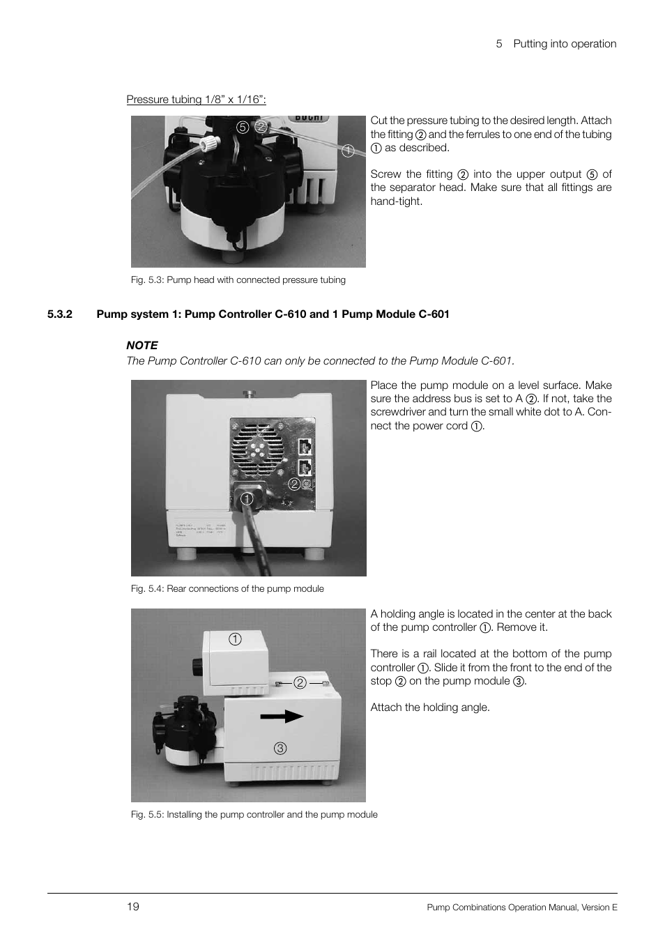 BUCHI Pump Module C-605 User Manual | Page 19 / 50