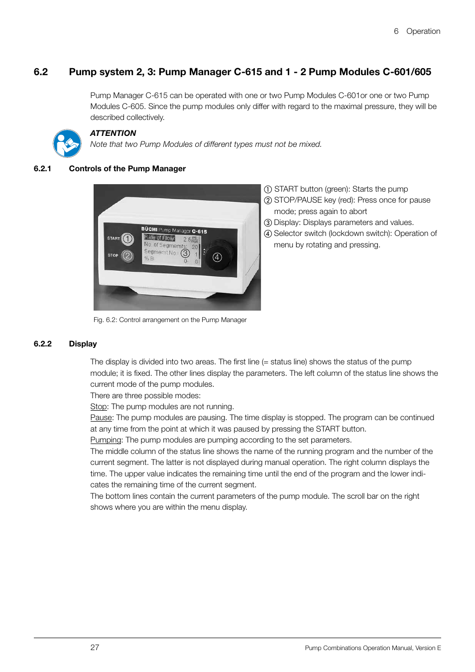 BUCHI Pump Module C-605 User Manual | Page 27 / 50