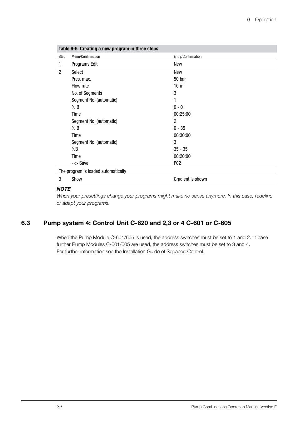 BUCHI Pump Module C-605 User Manual | Page 33 / 50