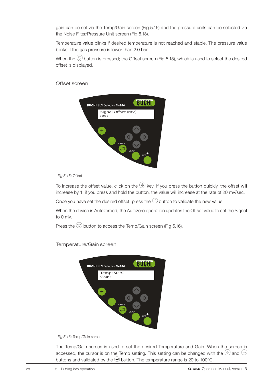 BUCHI ELS Detector C-650 User Manual | Page 28 / 56