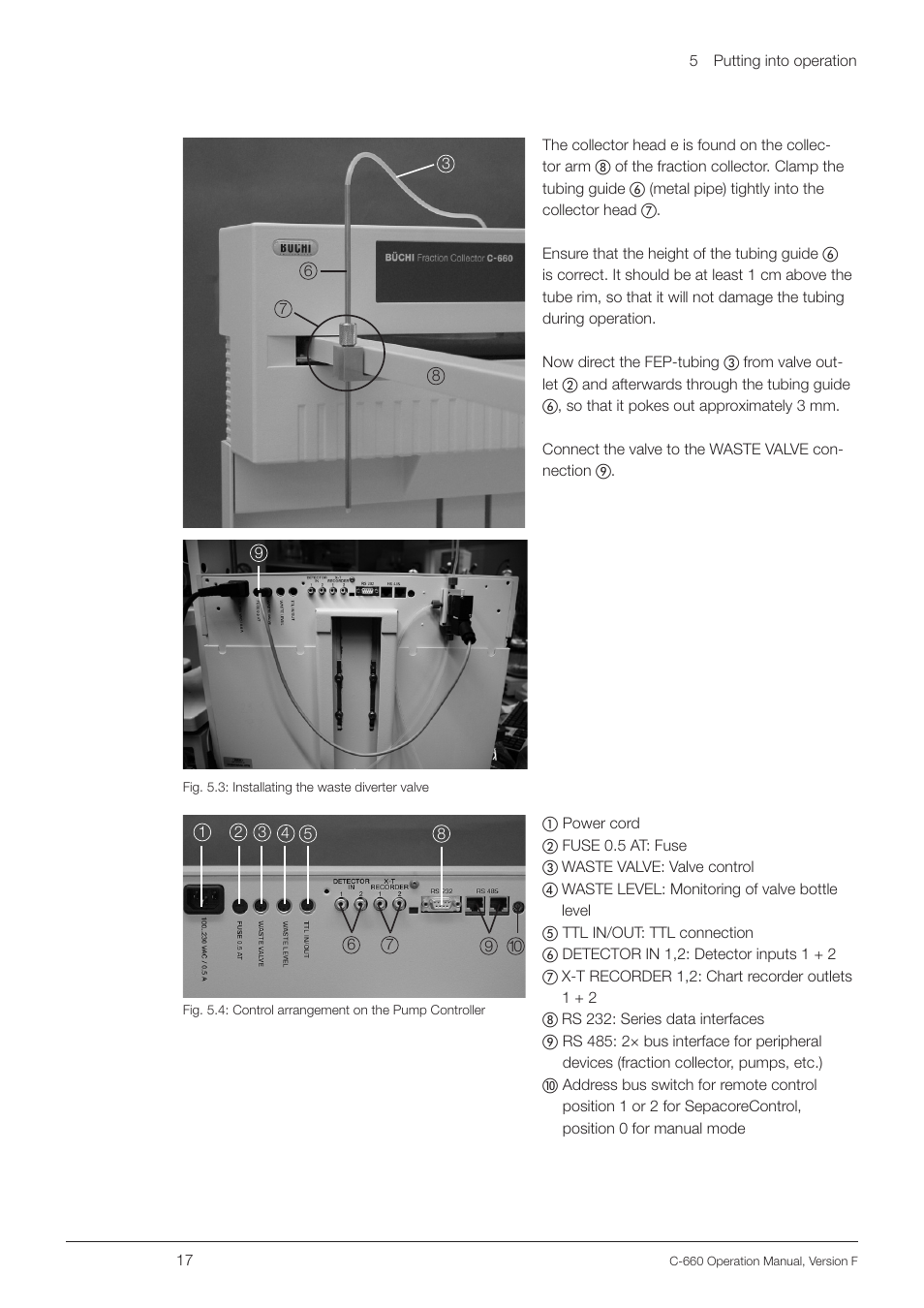 BUCHI Fraction Collector C-660 User Manual | Page 17 / 36