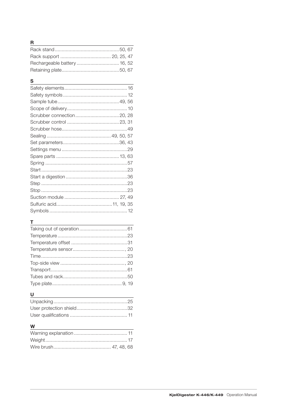BUCHI KjelDigester K-449 User Manual | Page 72 / 74