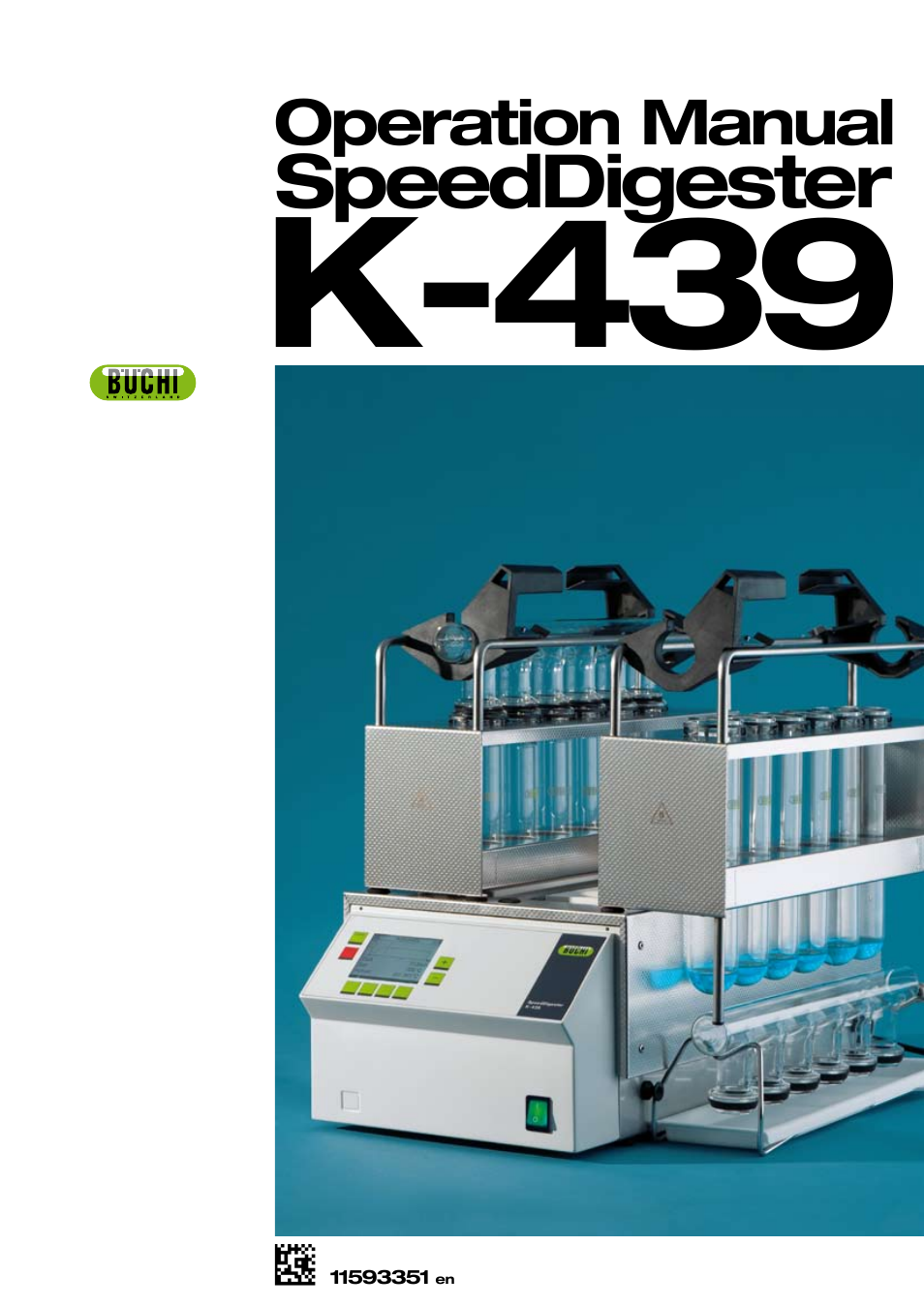 BUCHI SpeedDigester K-439 User Manual | 70 pages