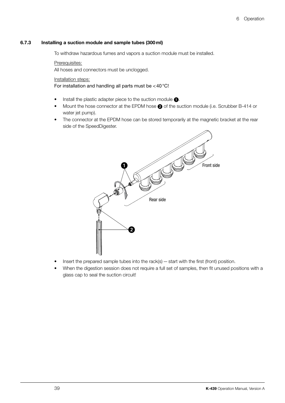 BUCHI SpeedDigester K-439 User Manual | Page 39 / 70