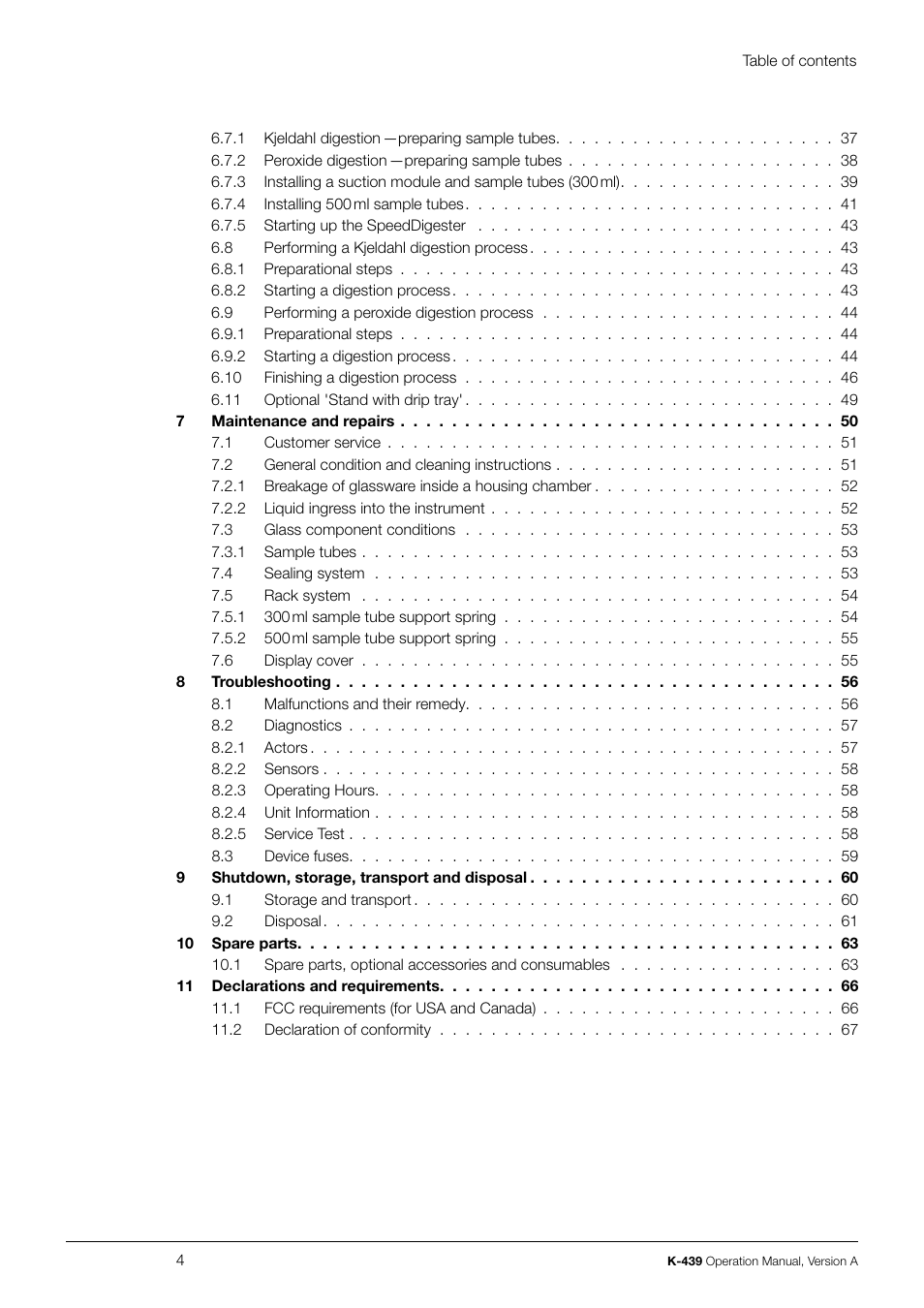 BUCHI SpeedDigester K-439 User Manual | Page 4 / 70