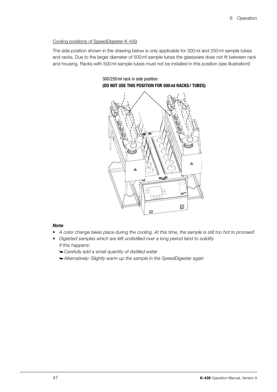 BUCHI SpeedDigester K-439 User Manual | Page 47 / 70