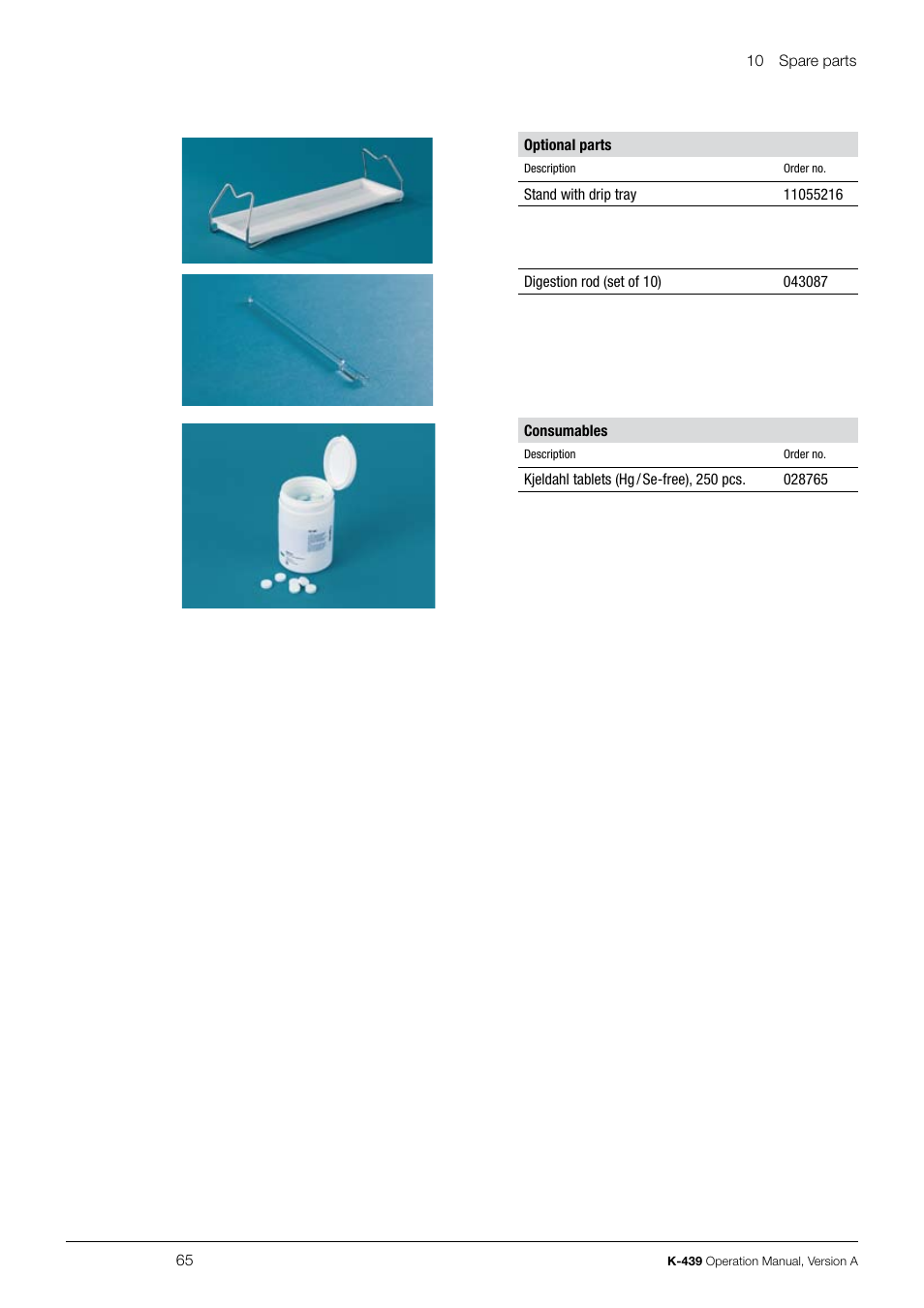 BUCHI SpeedDigester K-439 User Manual | Page 65 / 70