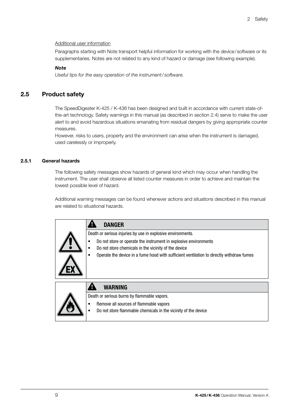 BUCHI SpeedDigester K-436 User Manual | Page 9 / 58