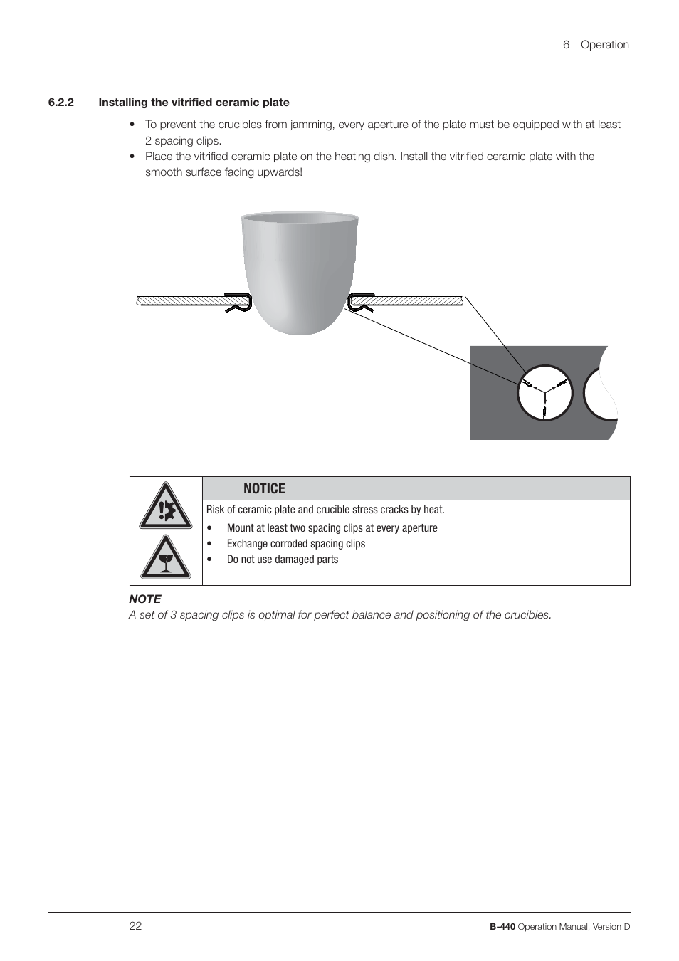 Notice | BUCHI Wet Digester B-440 User Manual | Page 22 / 42