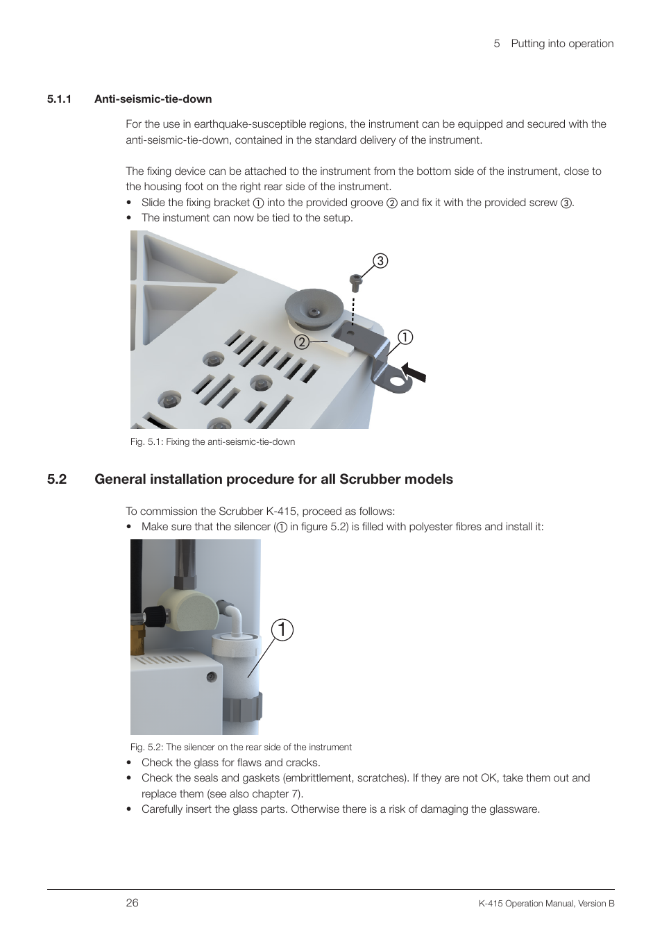 1 anti-seismic-tie-down, 1 anti-seismic-tie-down 5.2, ቢቤ ባ | BUCHI Scrubber K-415 User Manual | Page 26 / 60