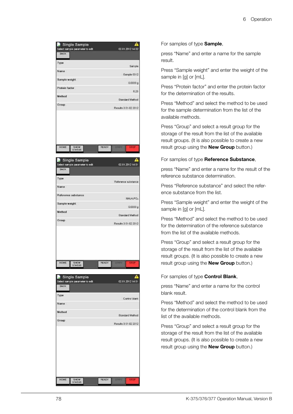 BUCHI KjelSampler K-377 User Manual | Page 78 / 160