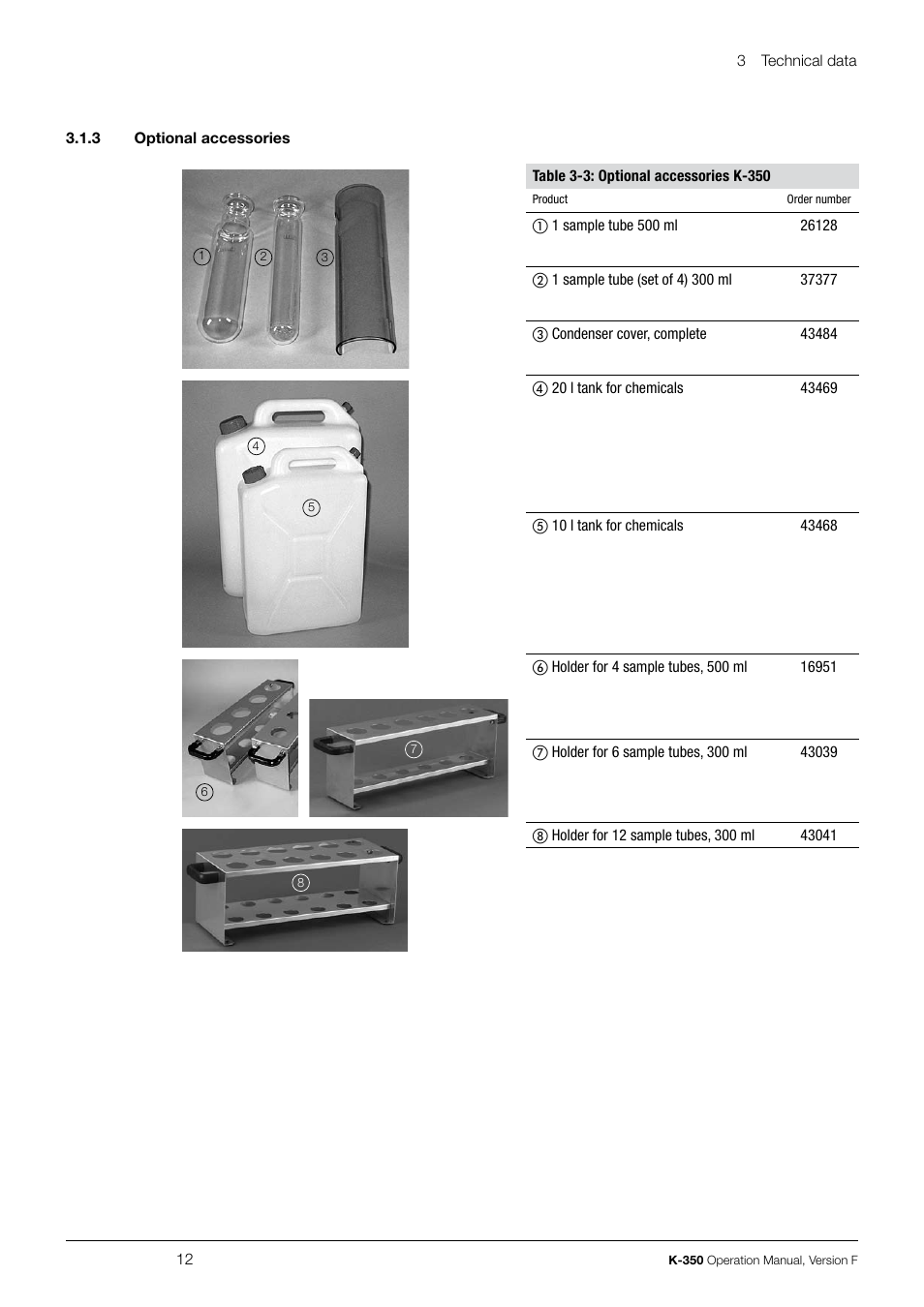 BUCHI Distillation Unit K-355 User Manual | Page 12 / 36