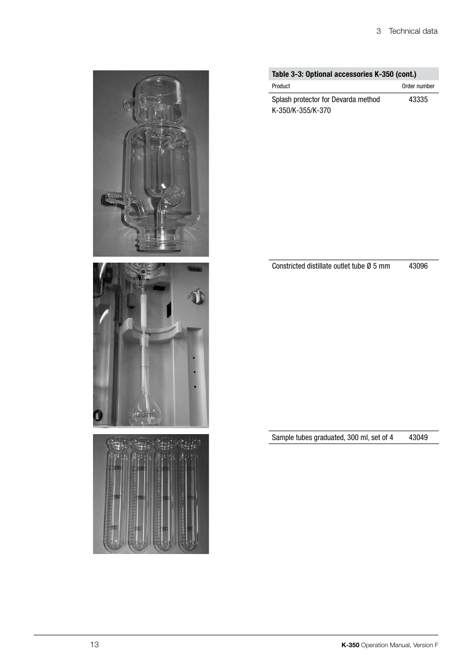 BUCHI Distillation Unit K-355 User Manual | Page 13 / 36