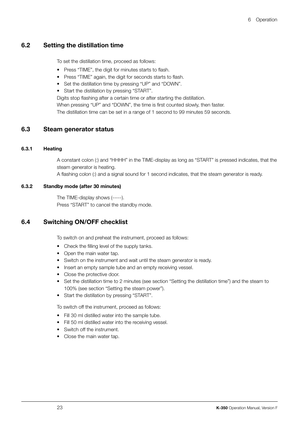 BUCHI Distillation Unit K-355 User Manual | Page 23 / 36