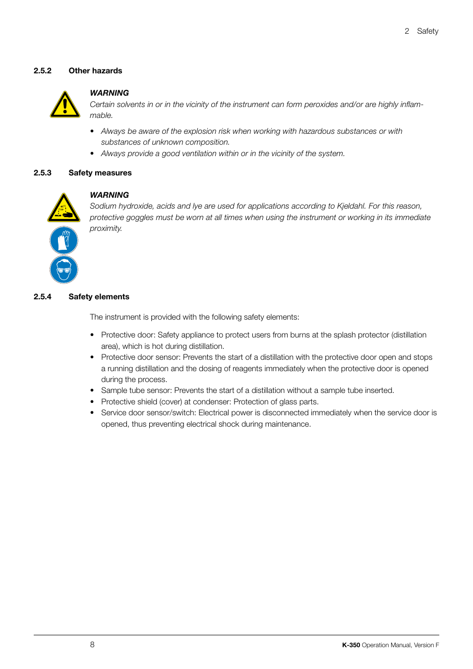 BUCHI Distillation Unit K-355 User Manual | Page 8 / 36