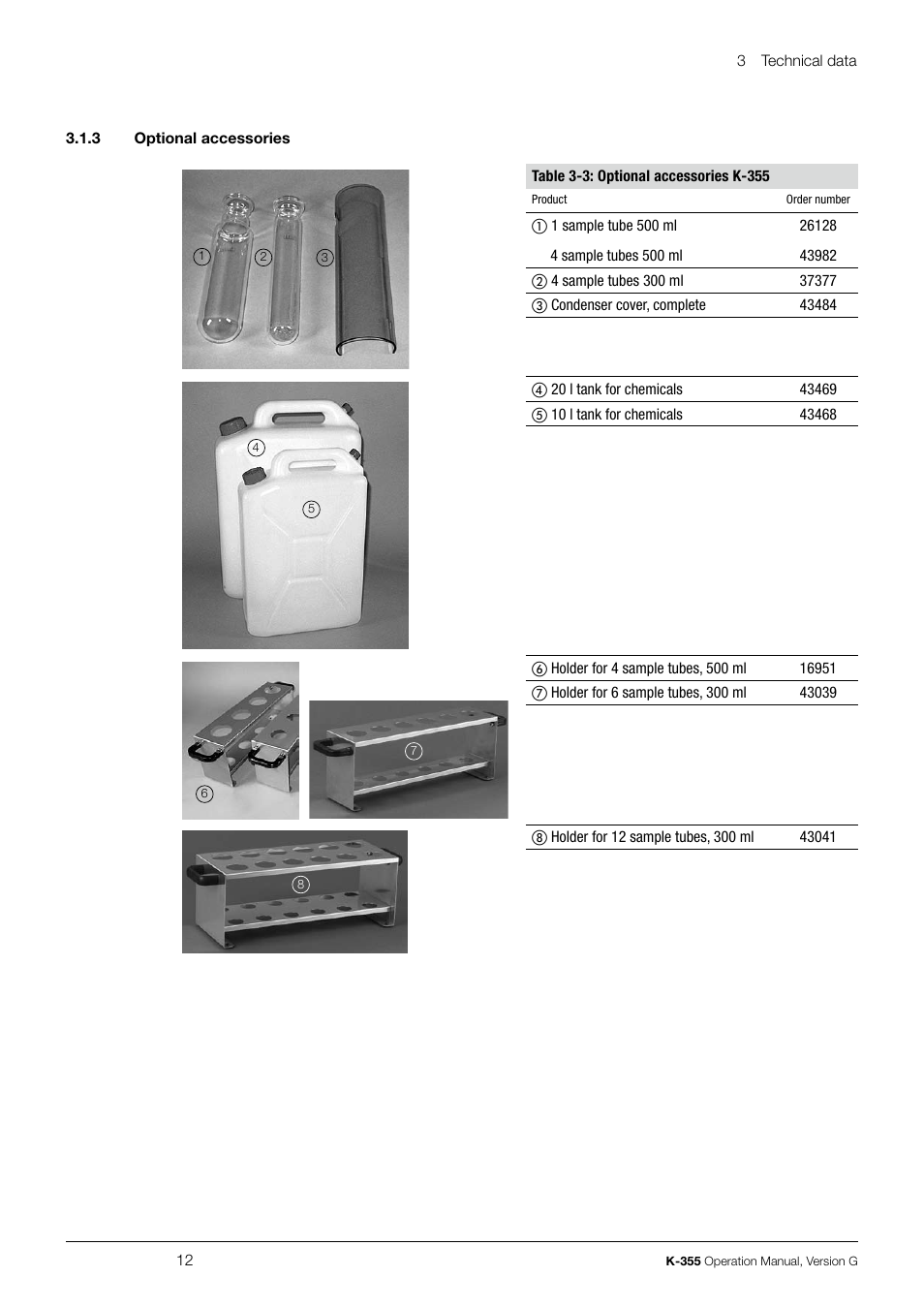 BUCHI Distillation Unit K-355 User Manual | Page 12 / 38