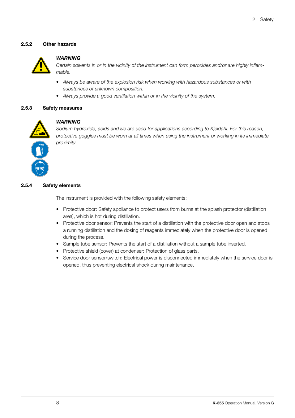 BUCHI Distillation Unit K-355 User Manual | Page 8 / 38