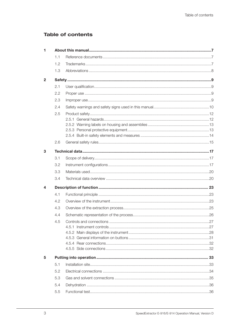 BUCHI SpeedExtractor E-916 User Manual | Page 3 / 110