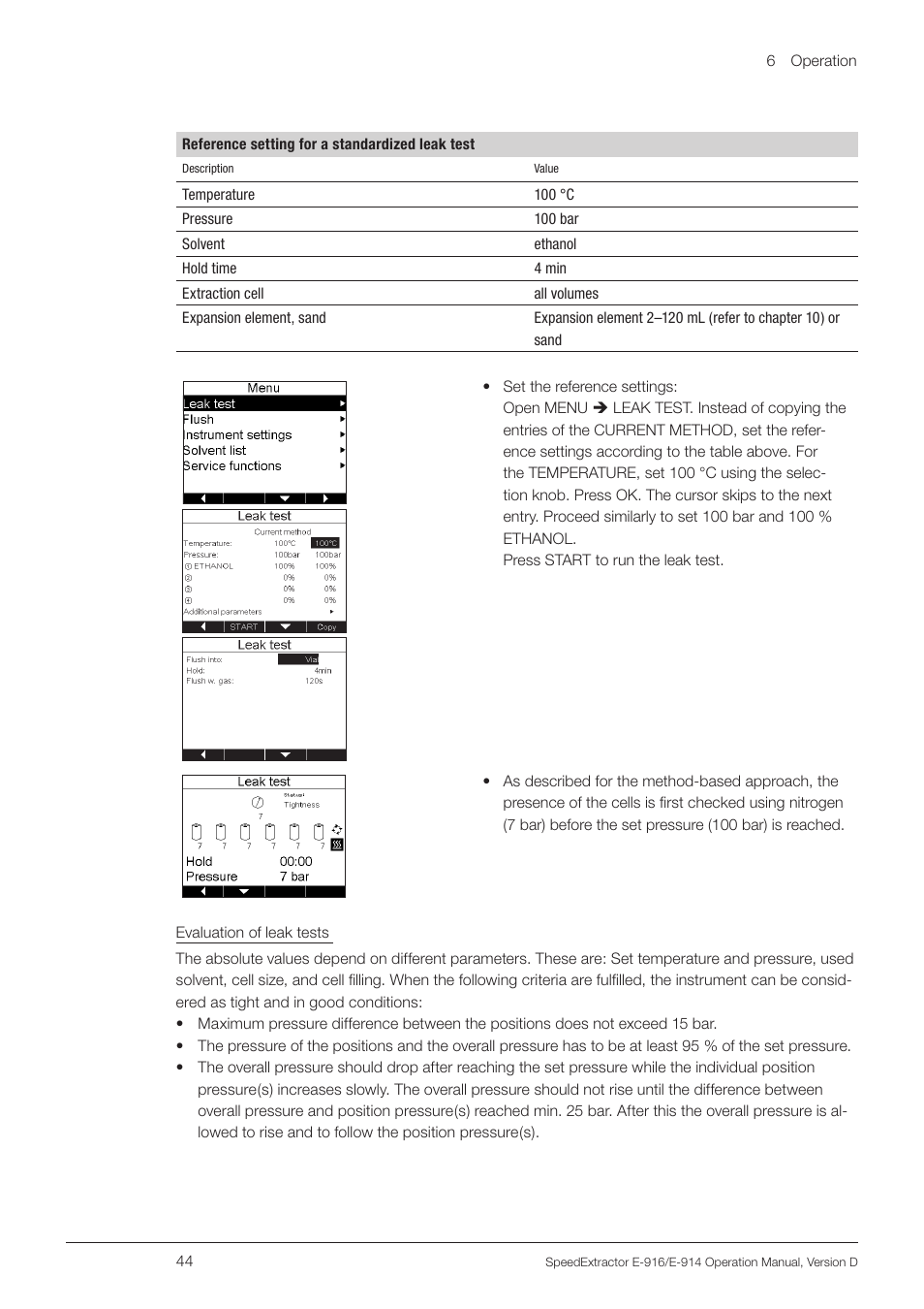 BUCHI SpeedExtractor E-916 User Manual | Page 44 / 110