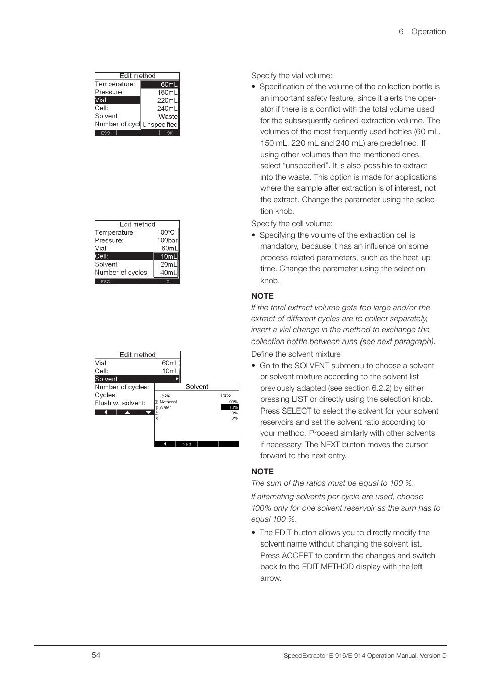 BUCHI SpeedExtractor E-916 User Manual | Page 54 / 110